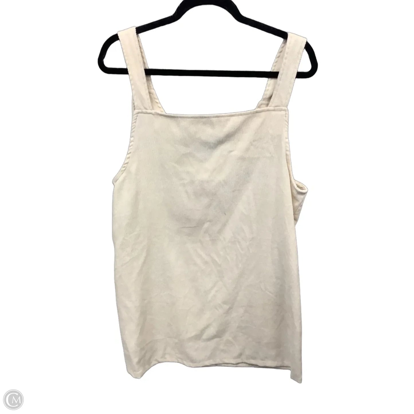 Dress Casual Short By Clothes Mentor In Cream, Size: Xl