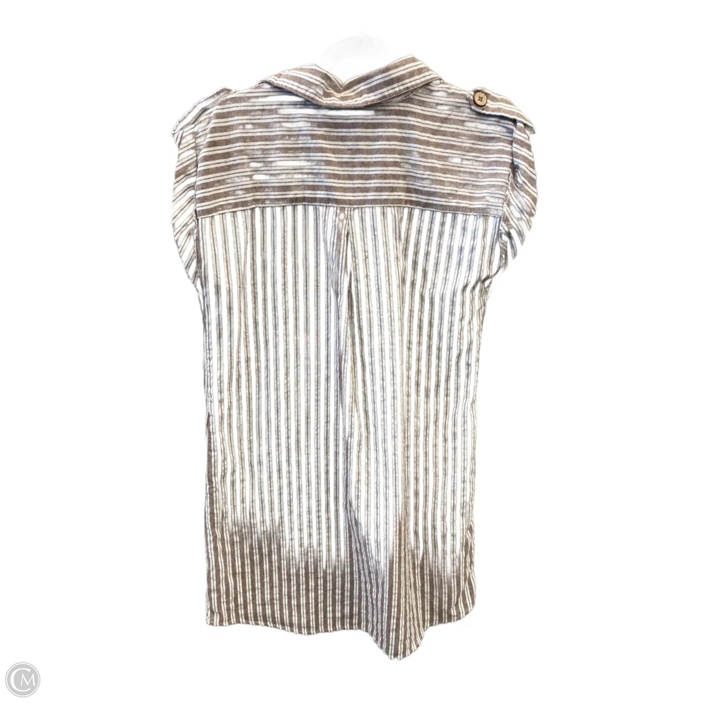 Dress Casual Midi By Clothes Mentor In Brown, Size: L