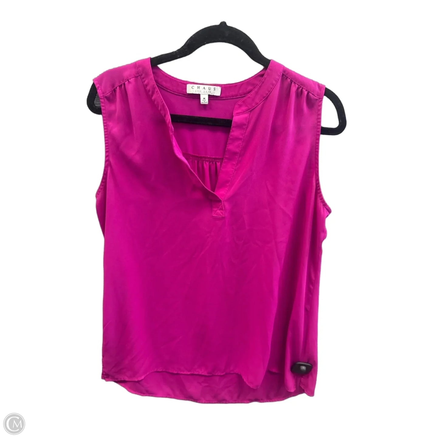 Top Sleeveless By Chaus In Pink, Size: M