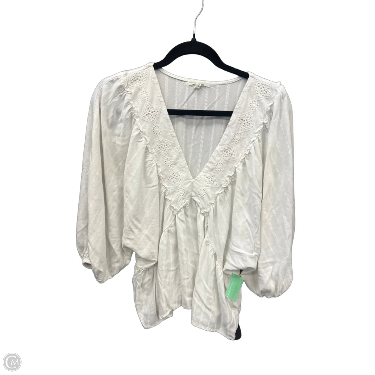 Top 3/4 Sleeve By Maurices In White, Size: Xl