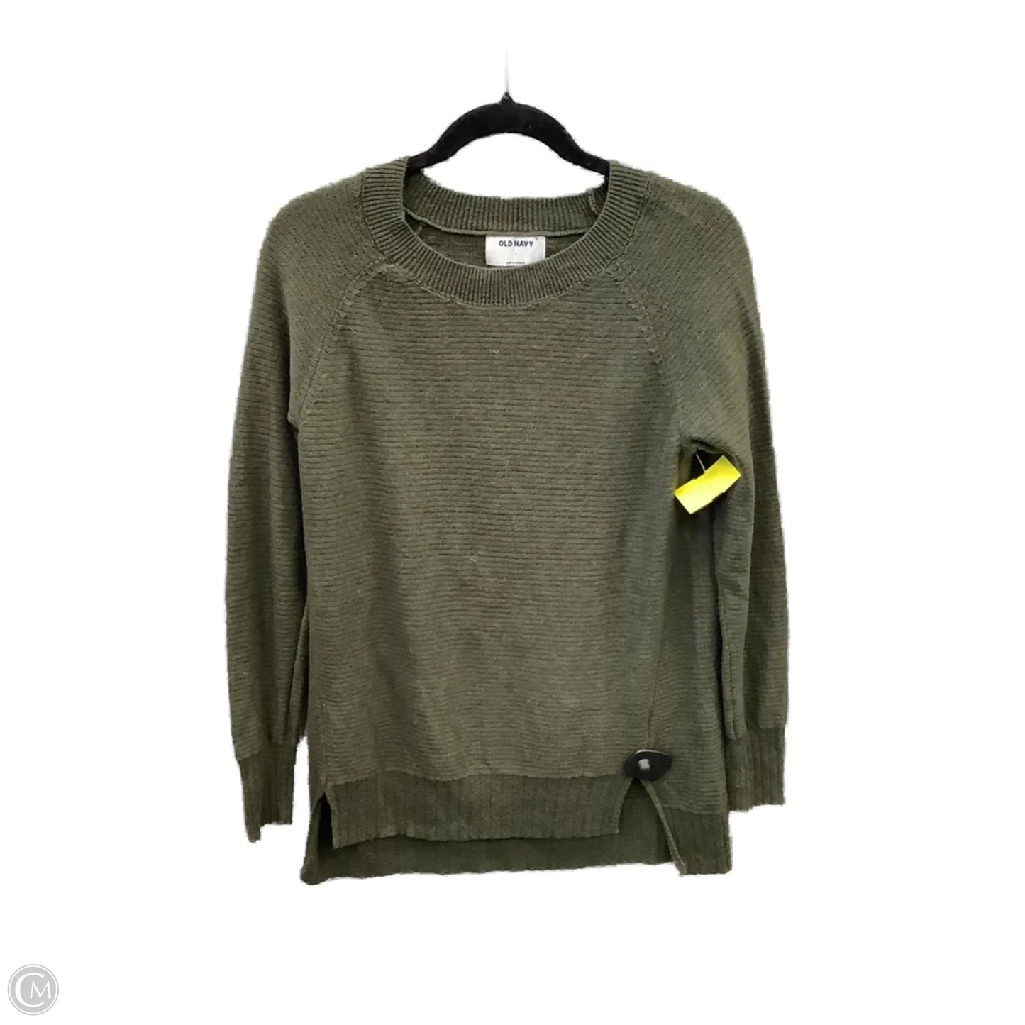 Top Long Sleeve By Old Navy In Green, Size: S