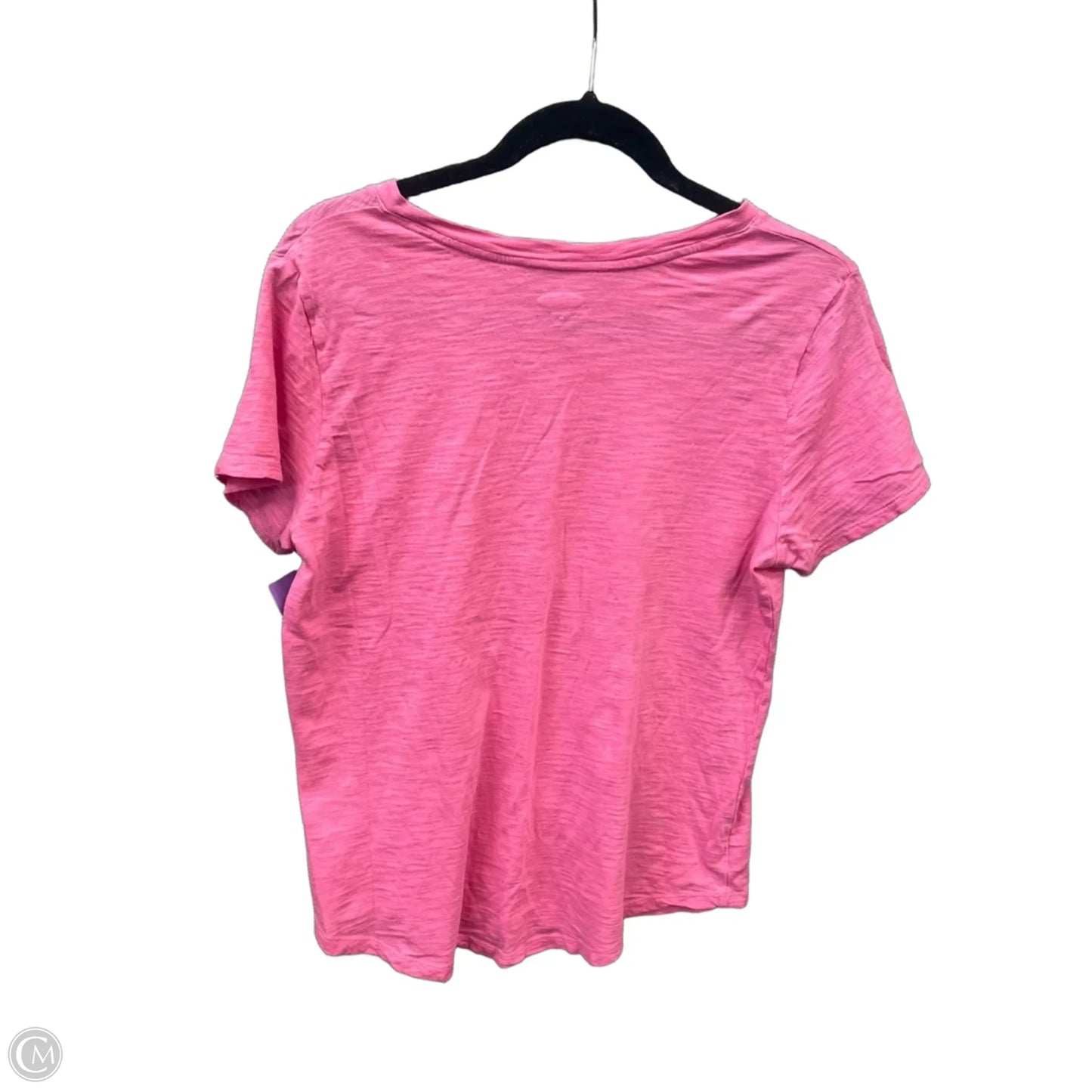 Top Short Sleeve Basic By Old Navy In Pink, Size: M