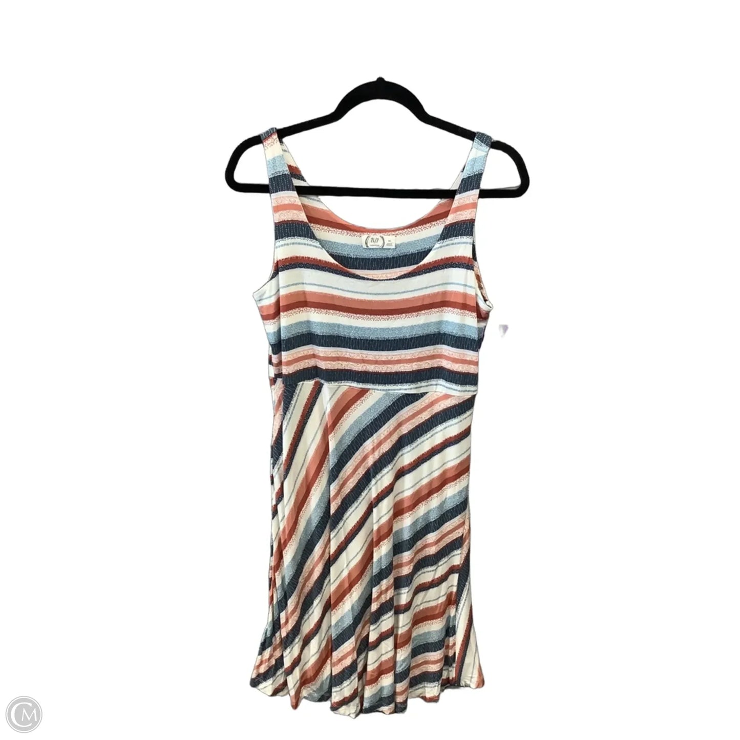 Dress Casual Midi By Maurices In Striped Pattern, Size: M