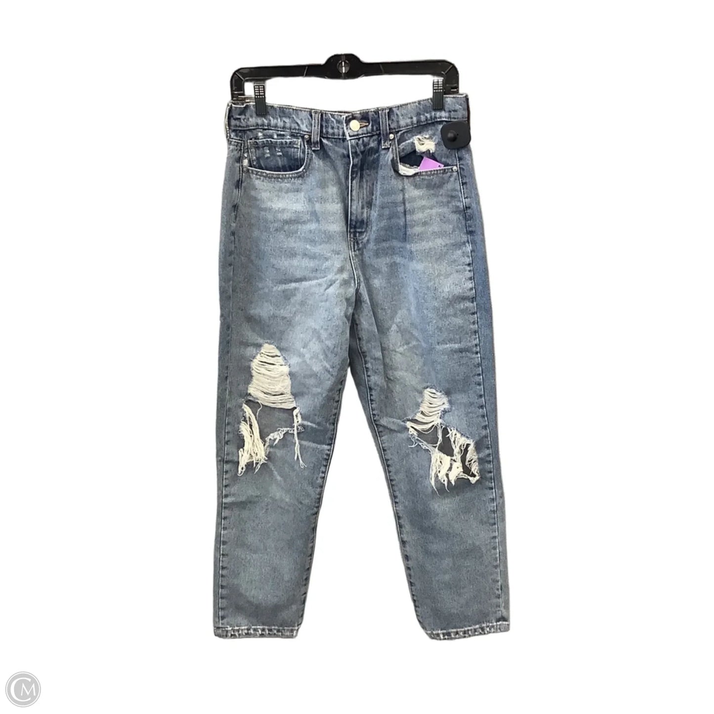Jeans Straight By Clothes Mentor In Blue Denim, Size: 6