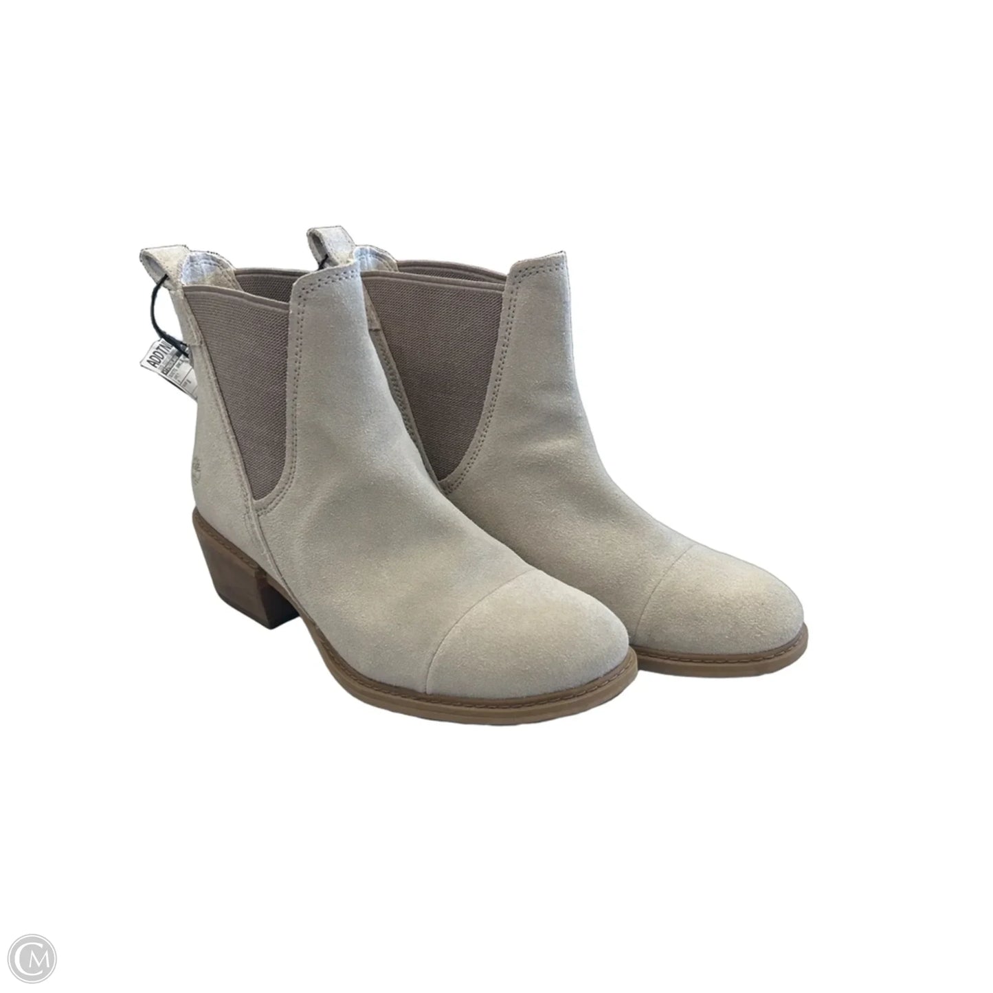 Boots Ankle Heels By Timberland In Grey, Size: 8