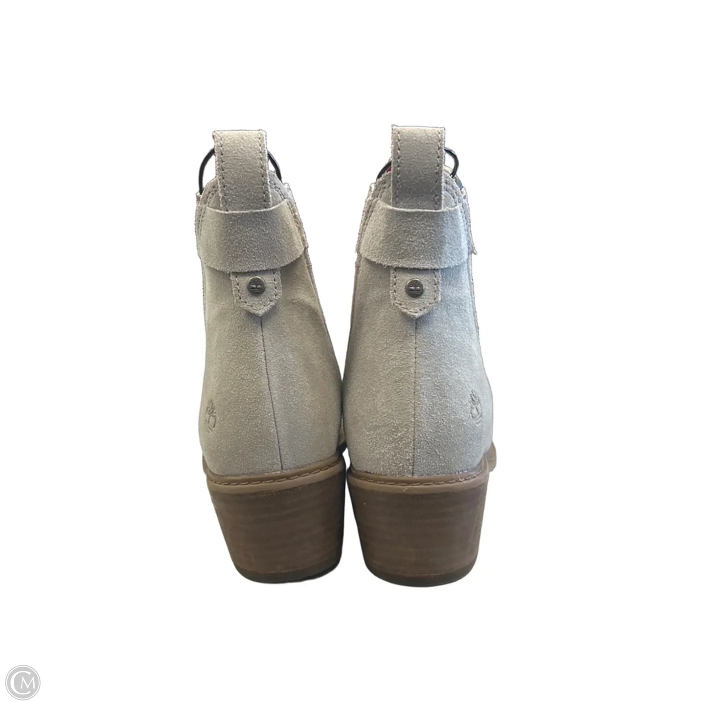 Boots Ankle Heels By Timberland In Grey, Size: 8