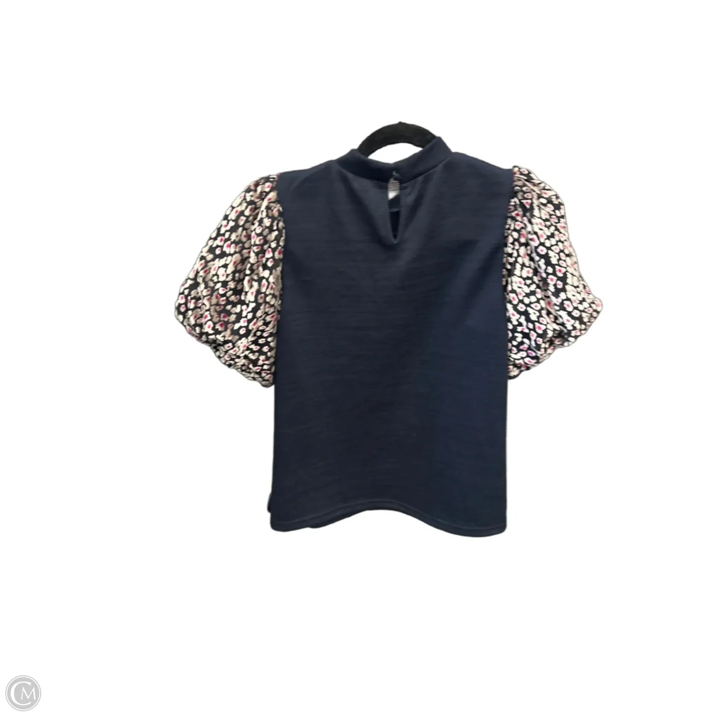 Top Short Sleeve By Thml In Blue, Size: M