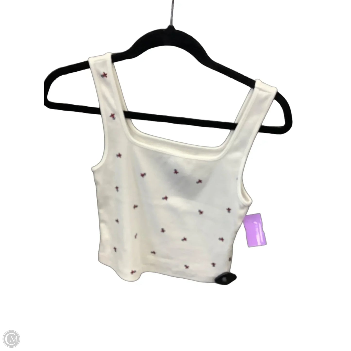 Top Sleeveless By Old Navy In White, Size: M