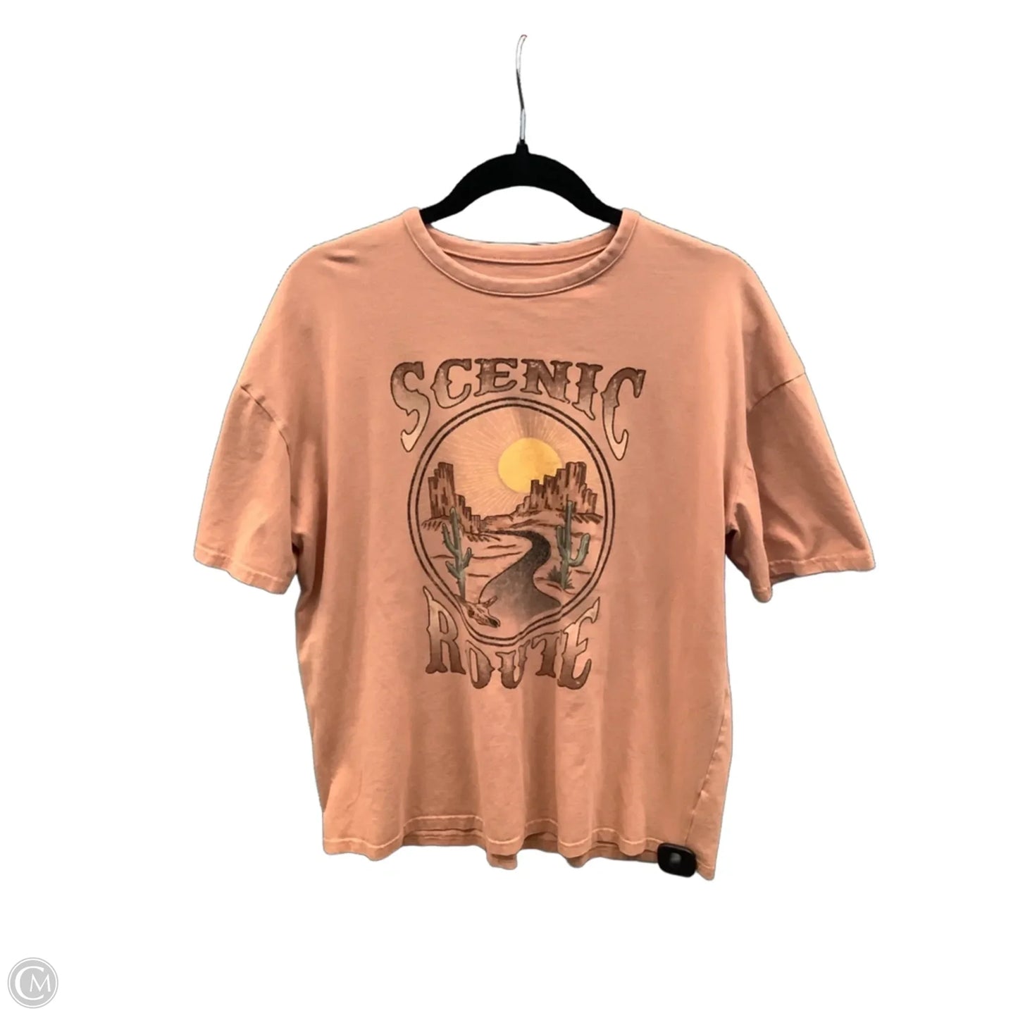 Top Short Sleeve By Clothes Mentor In Orange, Size: S