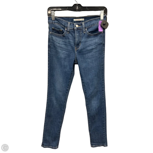 Jeans Skinny By Levis In Blue Denim, Size: 2
