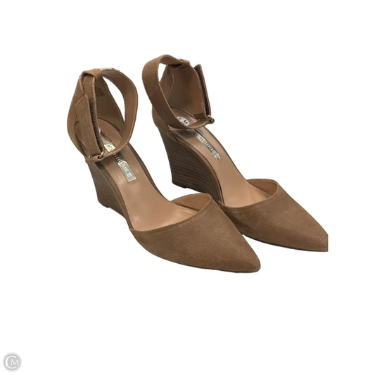 Shoes Heels Wedge By Audrey Brooke In Brown, Size: 8.5