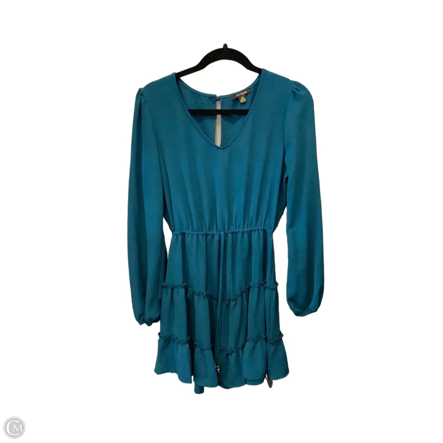 Dress Casual Short By City Studio In Blue, Size: M
