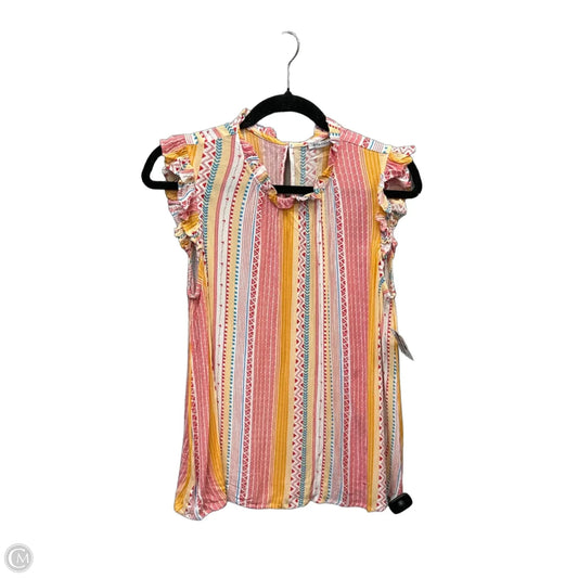 Top Sleeveless By Staccato In Multi-colored, Size: M