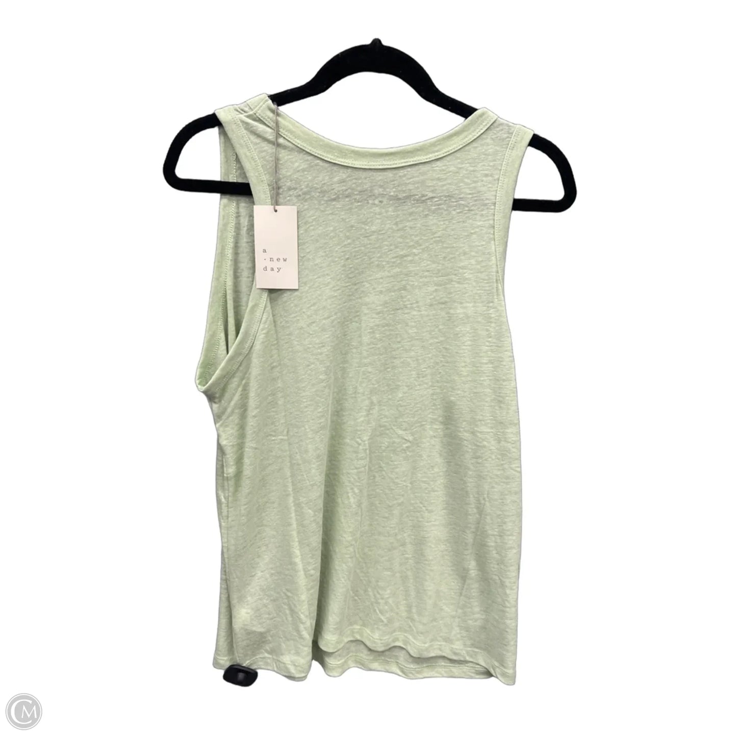Top Sleeveless Basic By A New Day In Green, Size: Xxl