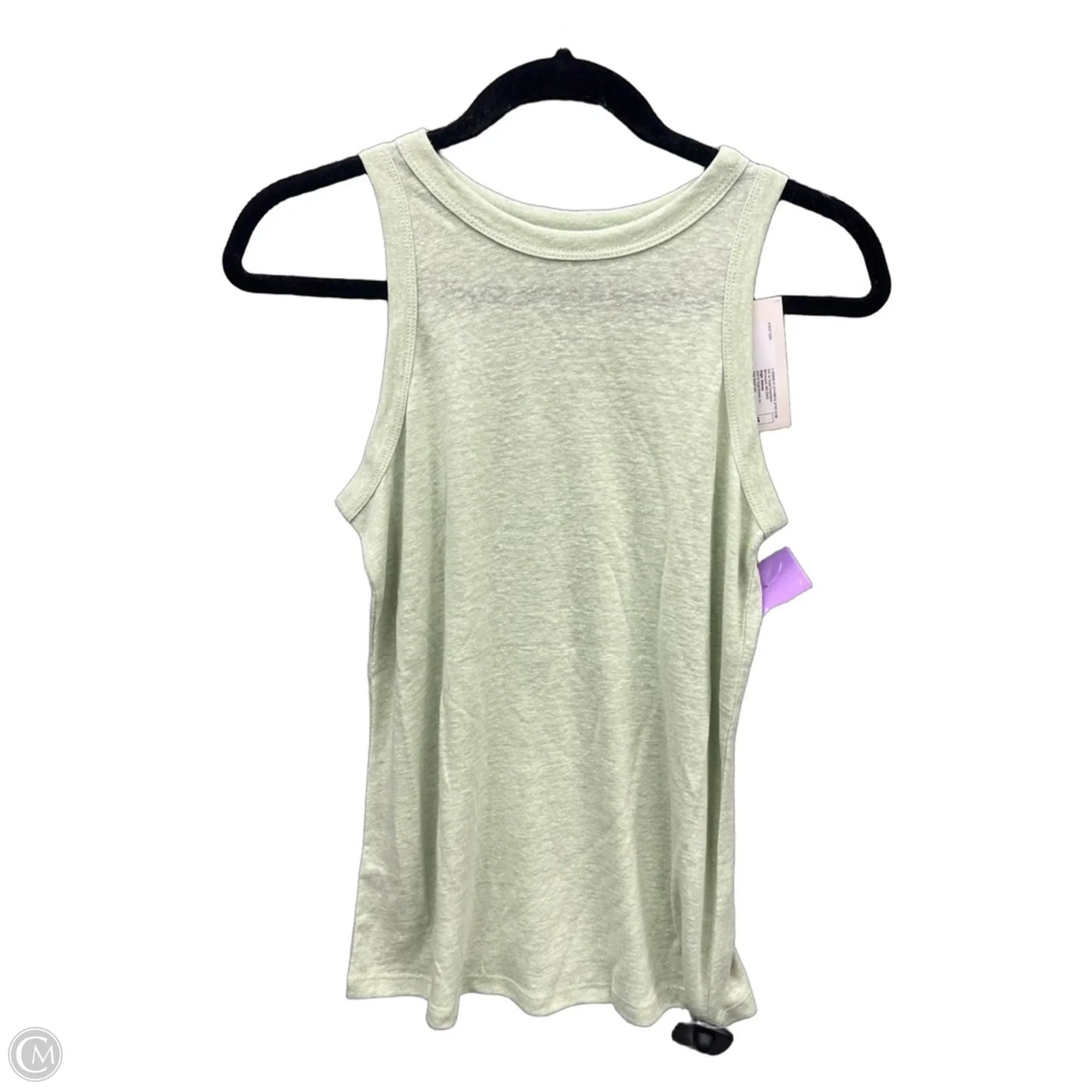 Top Sleeveless Basic By A New Day In Green, Size: Xs