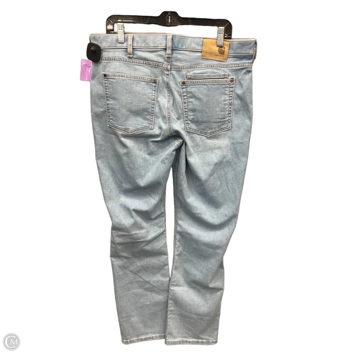 Jeans Straight By Carhartt In Blue Denim, Size: 14