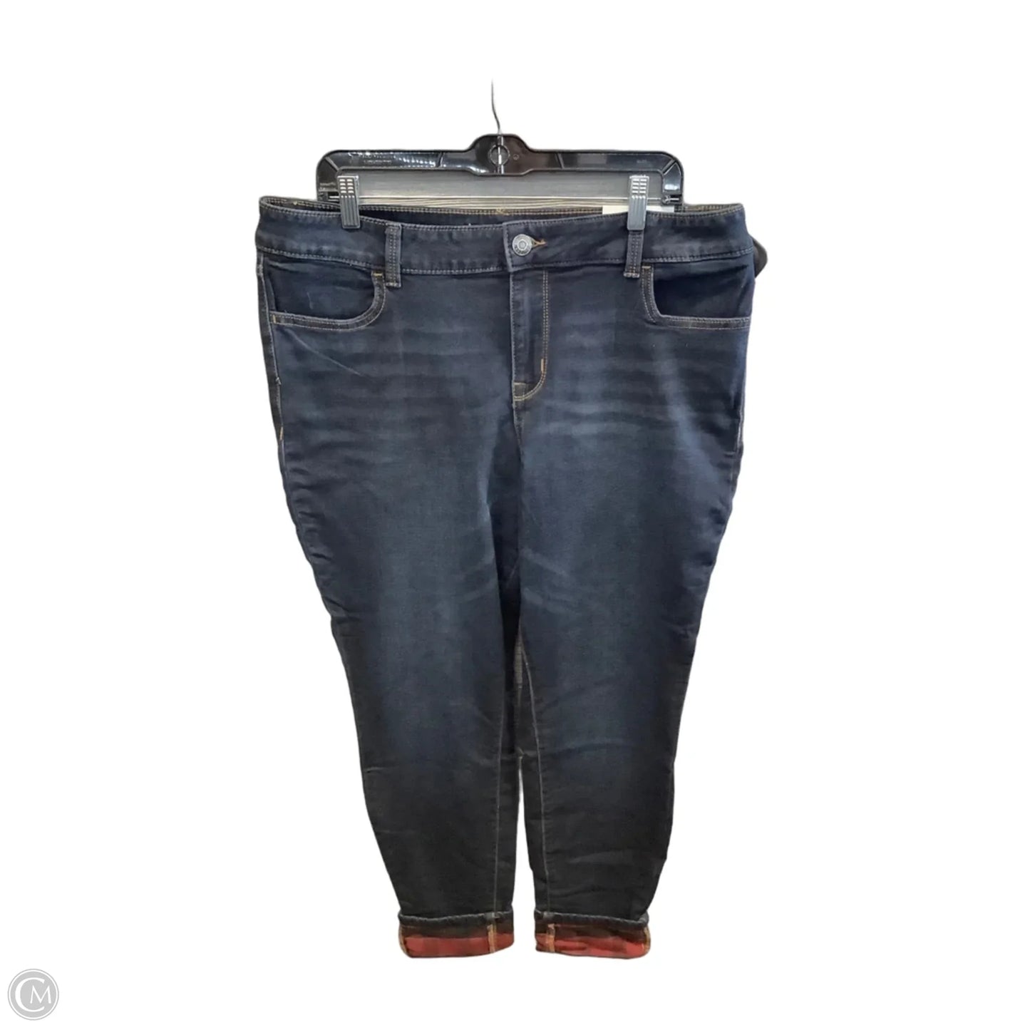Jeans Jeggings By Maurices In Blue Denim, Size: 18