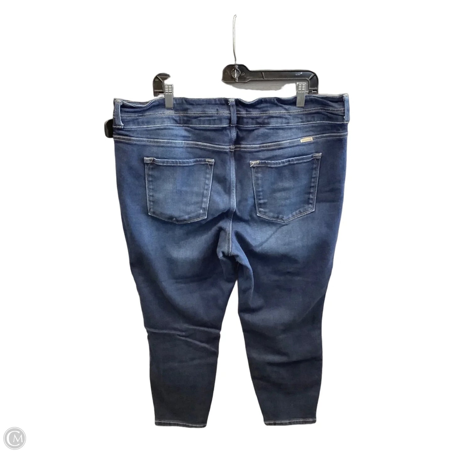 Jeans Skinny By Kancan In Blue Denim, Size: 20