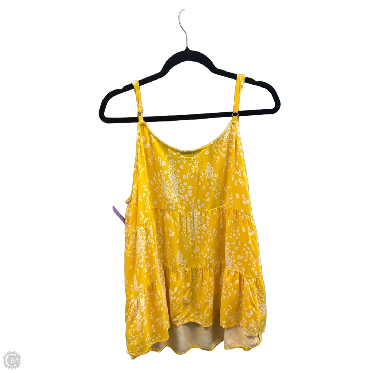 Top Sleeveless By Torrid In Yellow, Size: 3x
