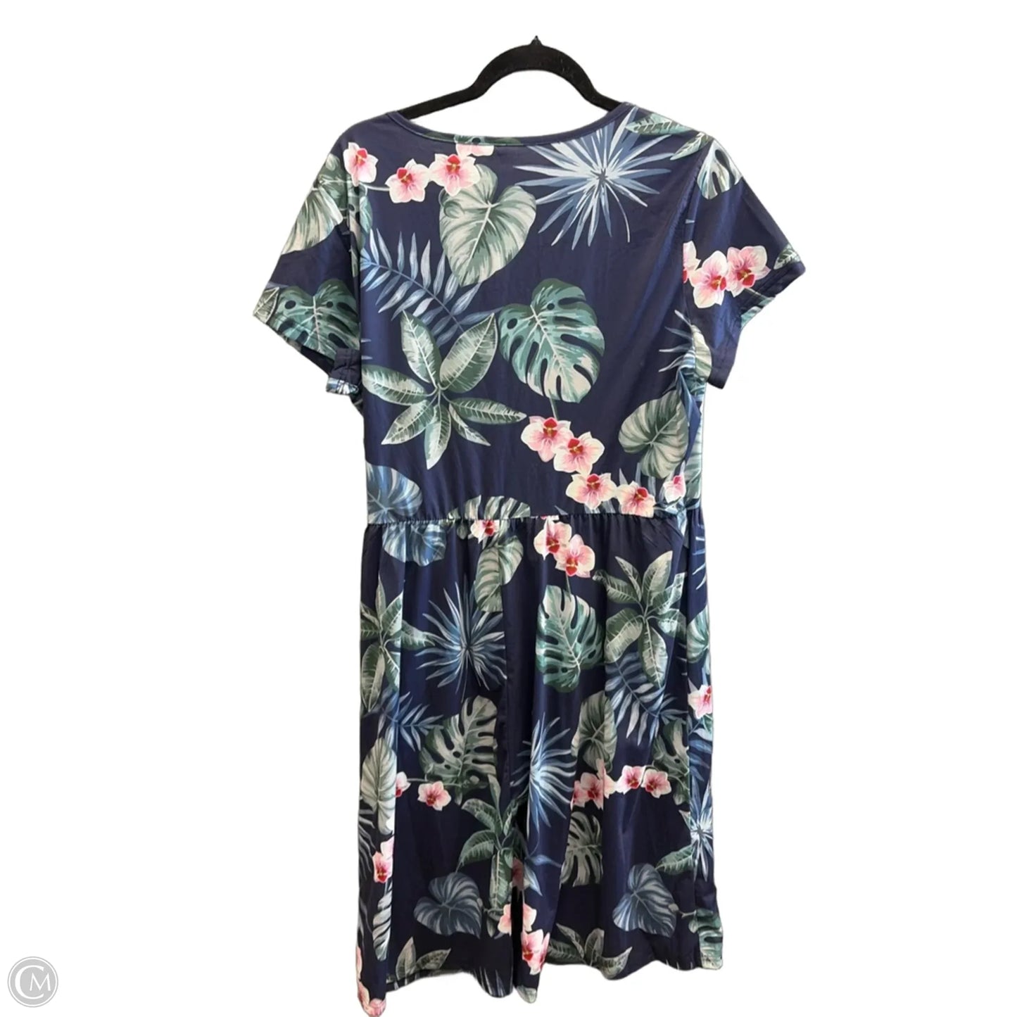 Dress Casual Midi By Clothes Mentor In Blue, Size: Xxl