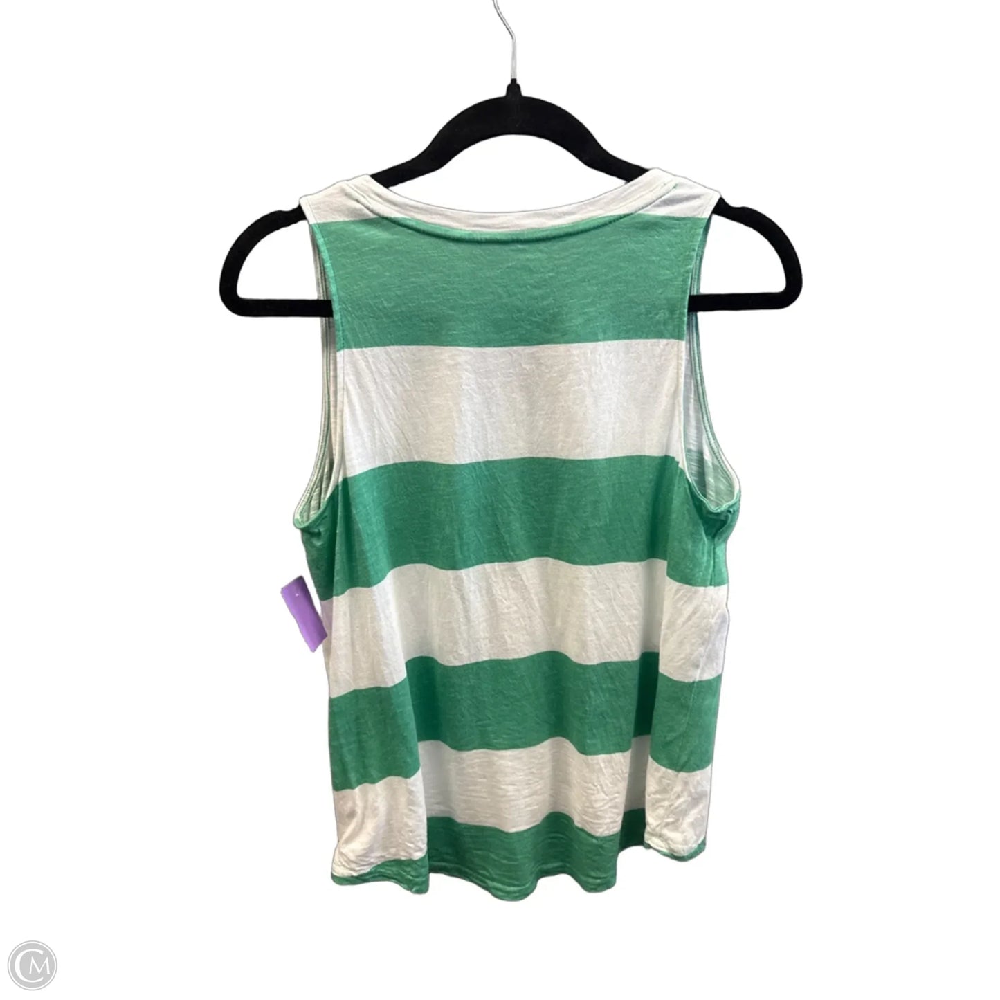 Top Sleeveless By Maurices In Striped Pattern, Size: M