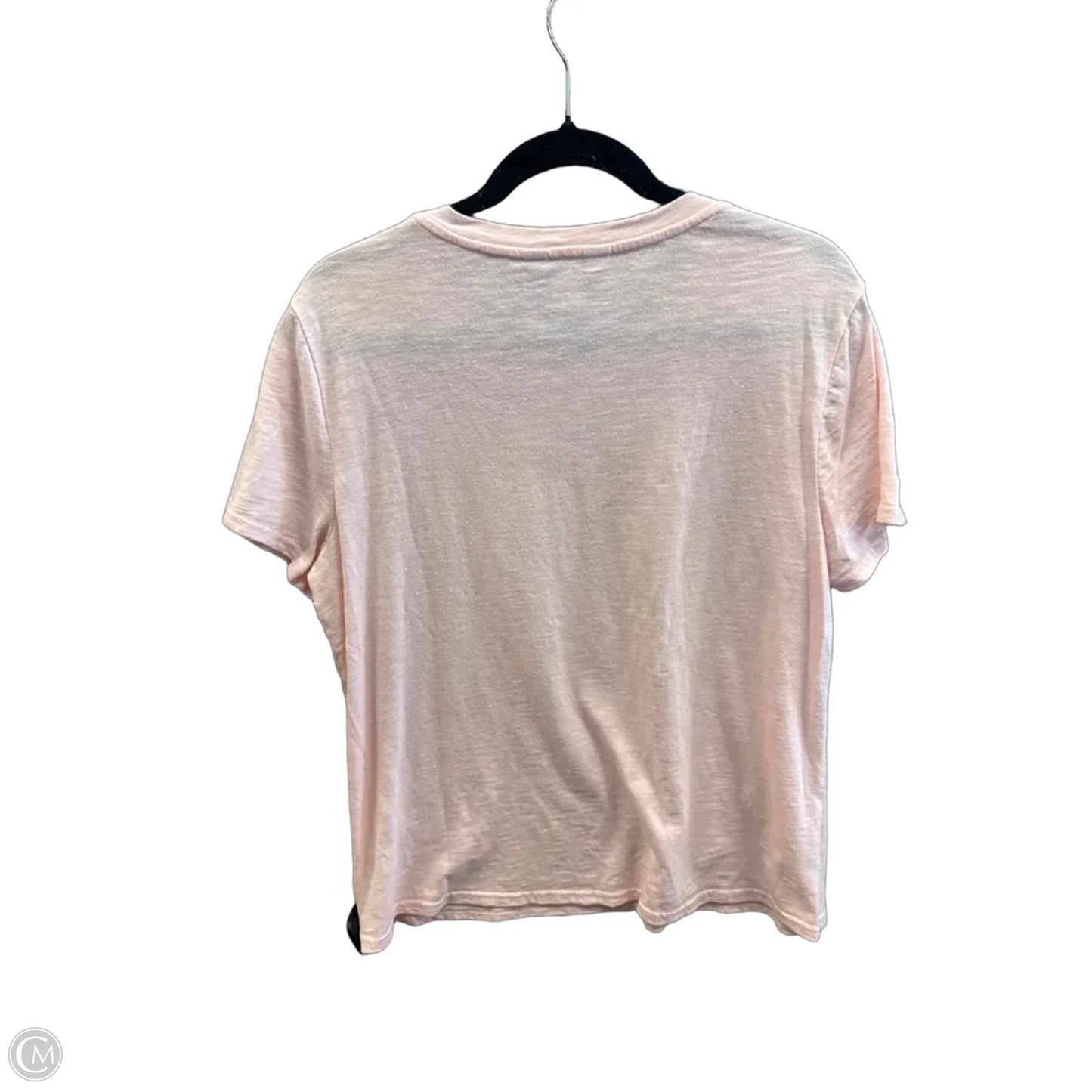 Top Short Sleeve By Liz Claiborne In Pink, Size: Xl