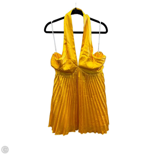 Dress Party Short By Lulus In Yellow, Size: L