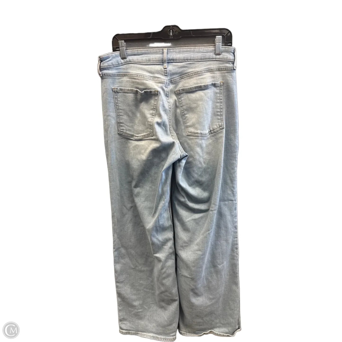 Jeans Wide Leg By Old Navy In Blue Denim, Size: 8