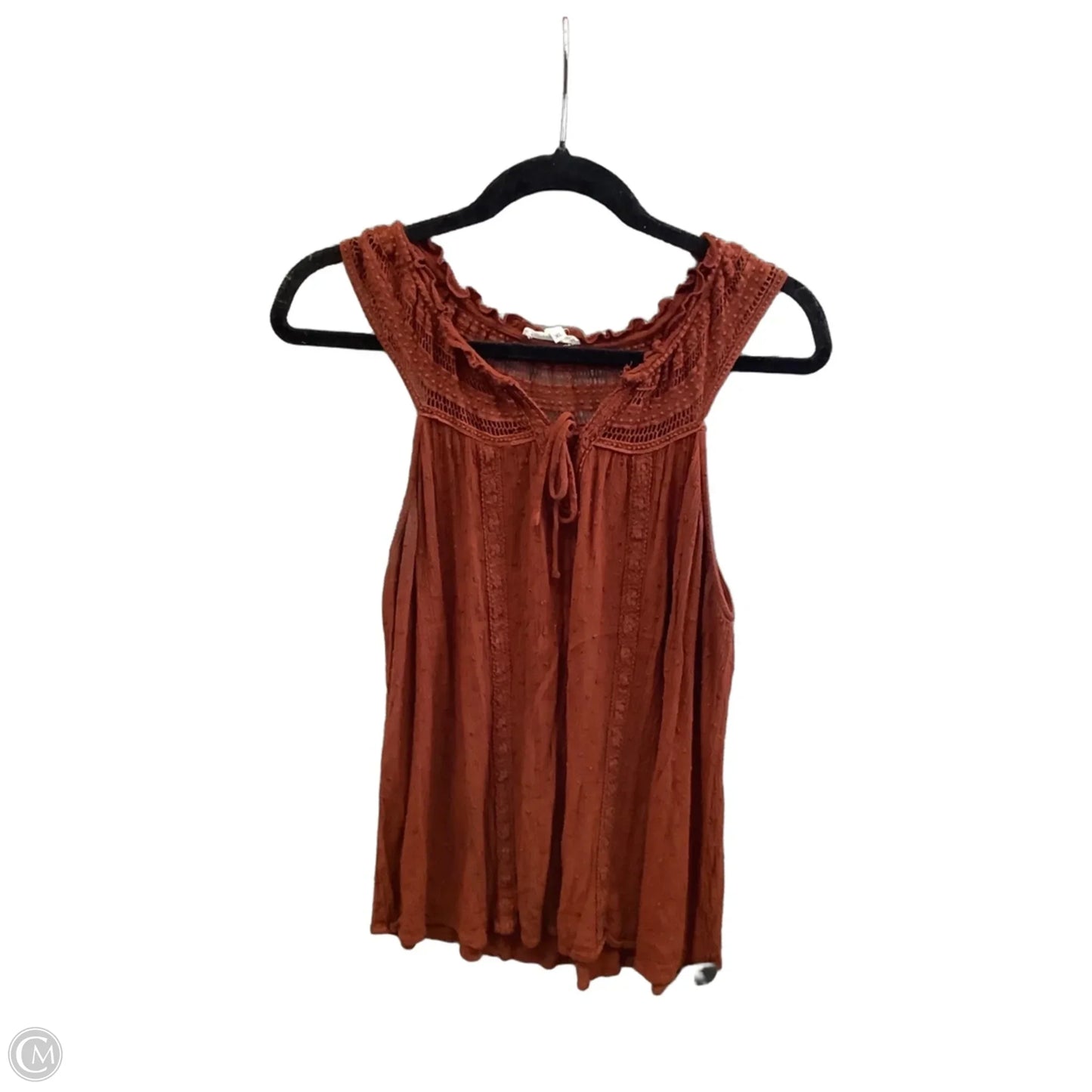 Top Sleeveless By Maurices In Brown, Size: Xl
