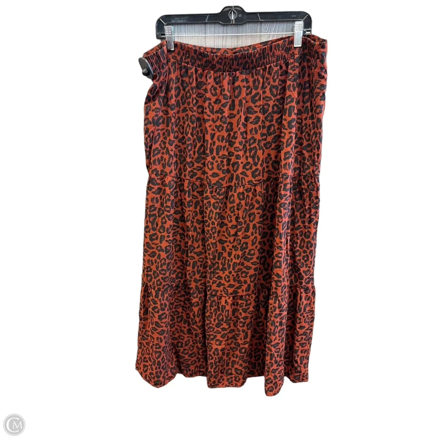 Skirt Maxi By Nine West In Animal Print, Size: 18