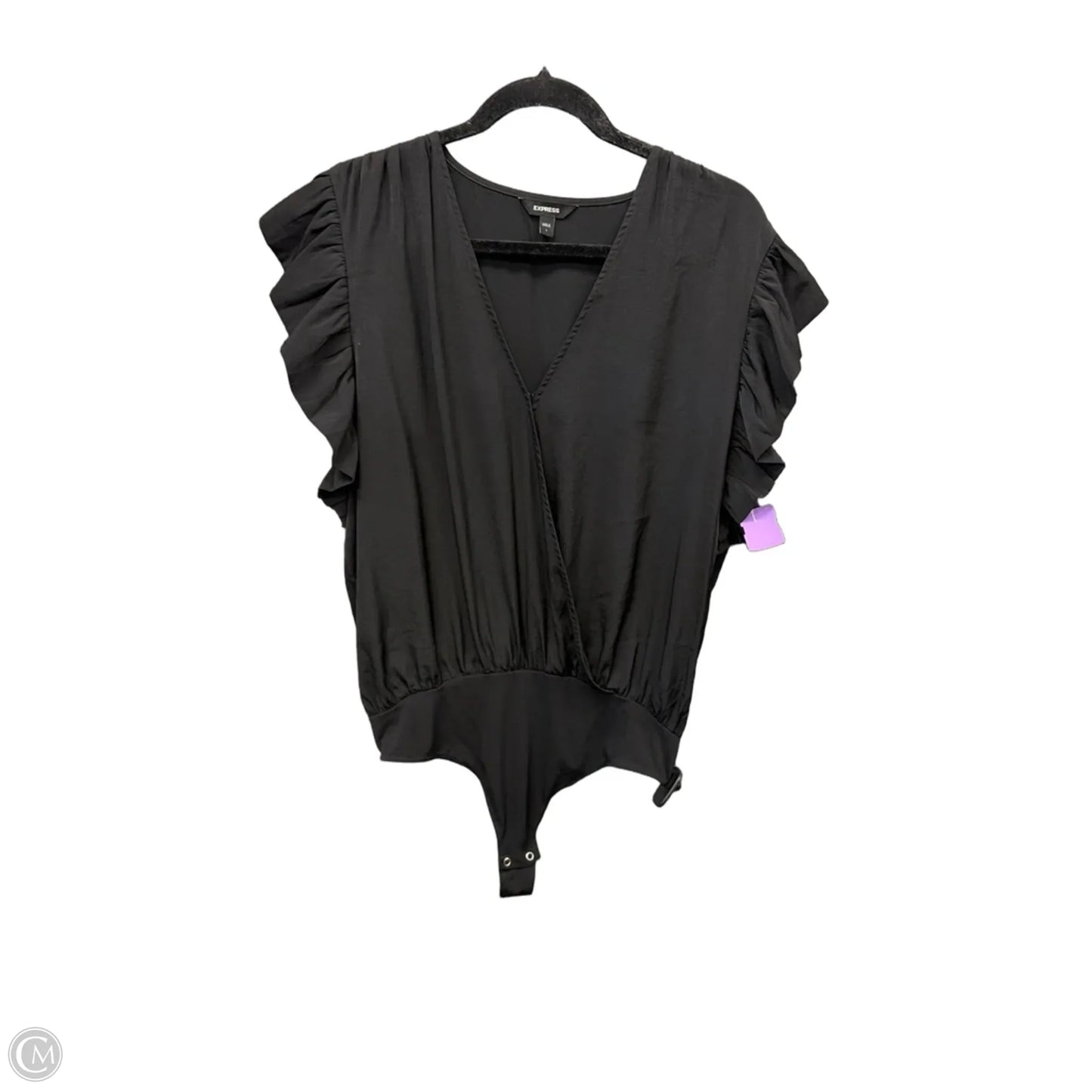 Bodysuit By Express In Black, Size: L