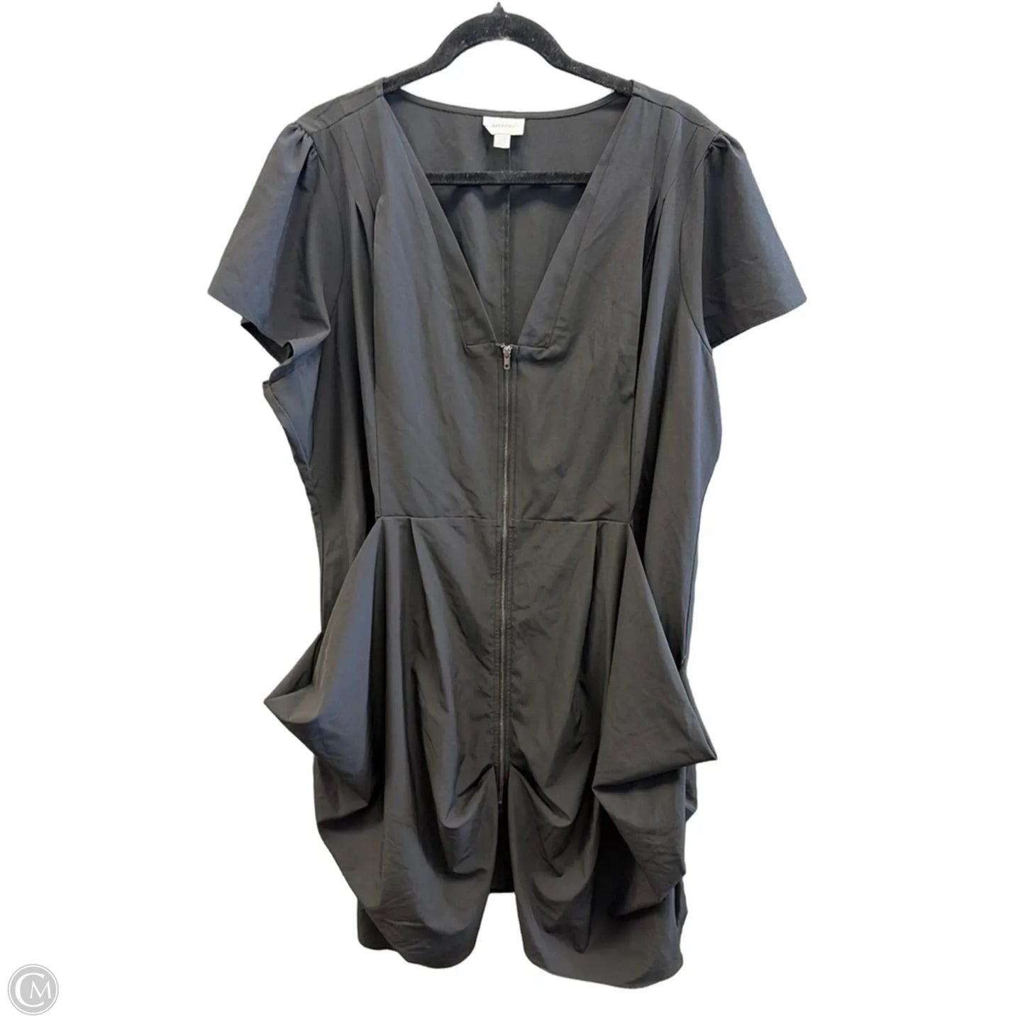 Dress Casual Short By Avenue In Black, Size: 3x
