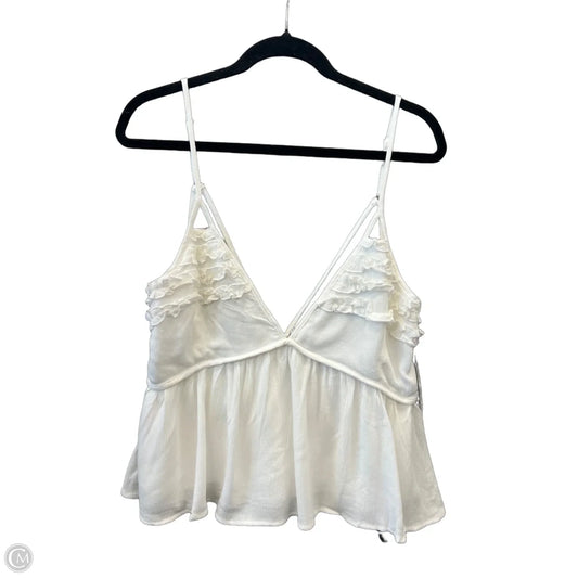 Top Sleeveless By Papermoon In White, Size: L