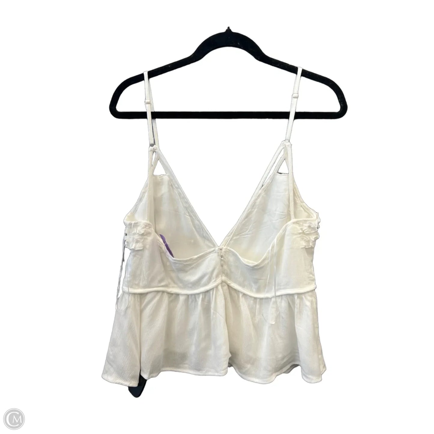 Top Sleeveless By Papermoon In White, Size: L