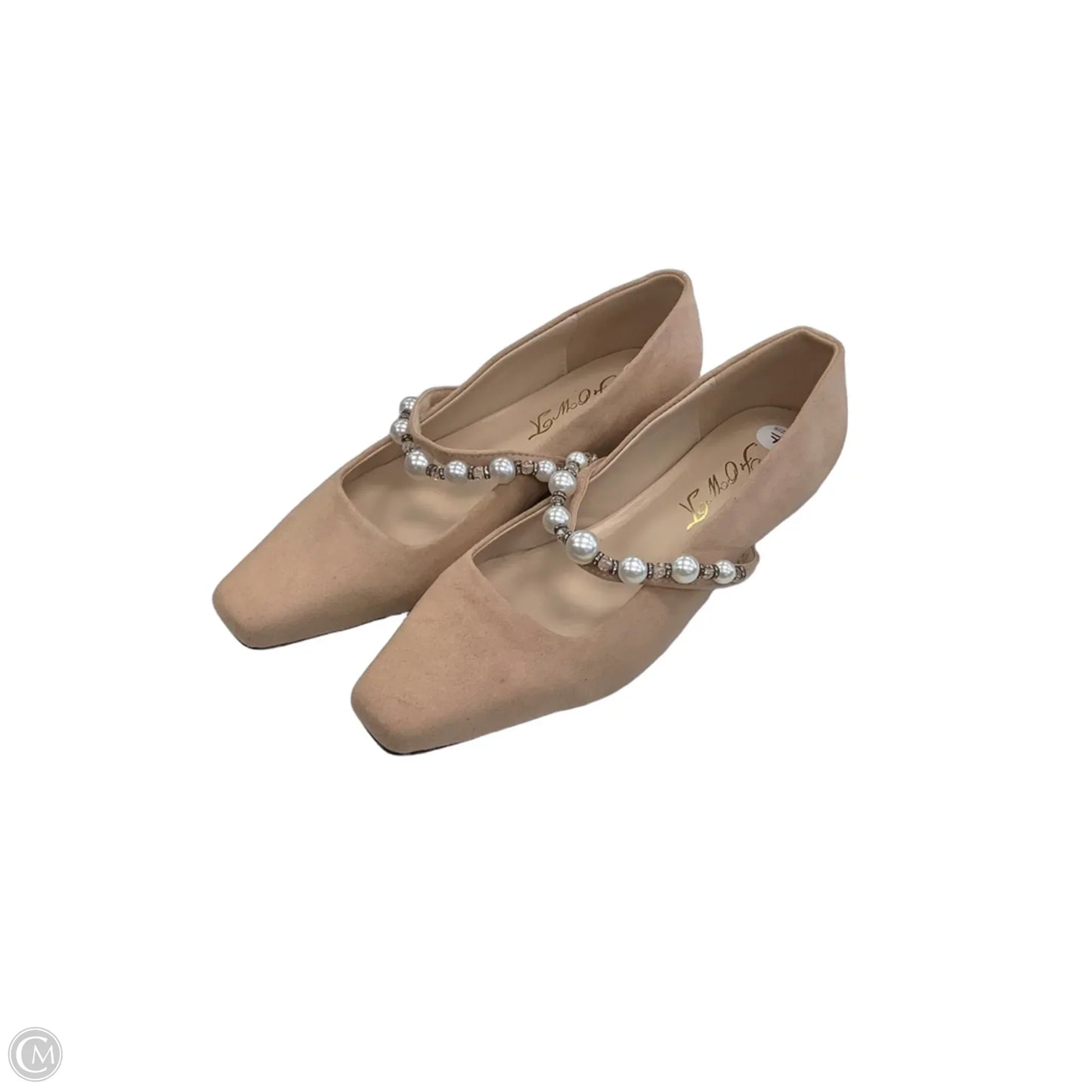 Shoes Flats By Clothes Mentor In Tan, Size: 7
