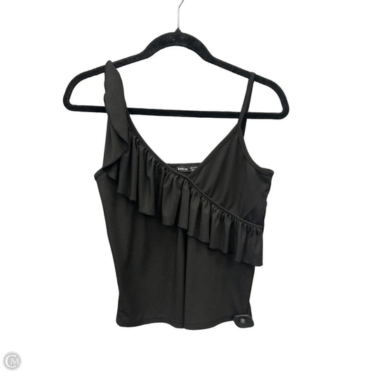Top Sleeveless By Shein In Black, Size: M