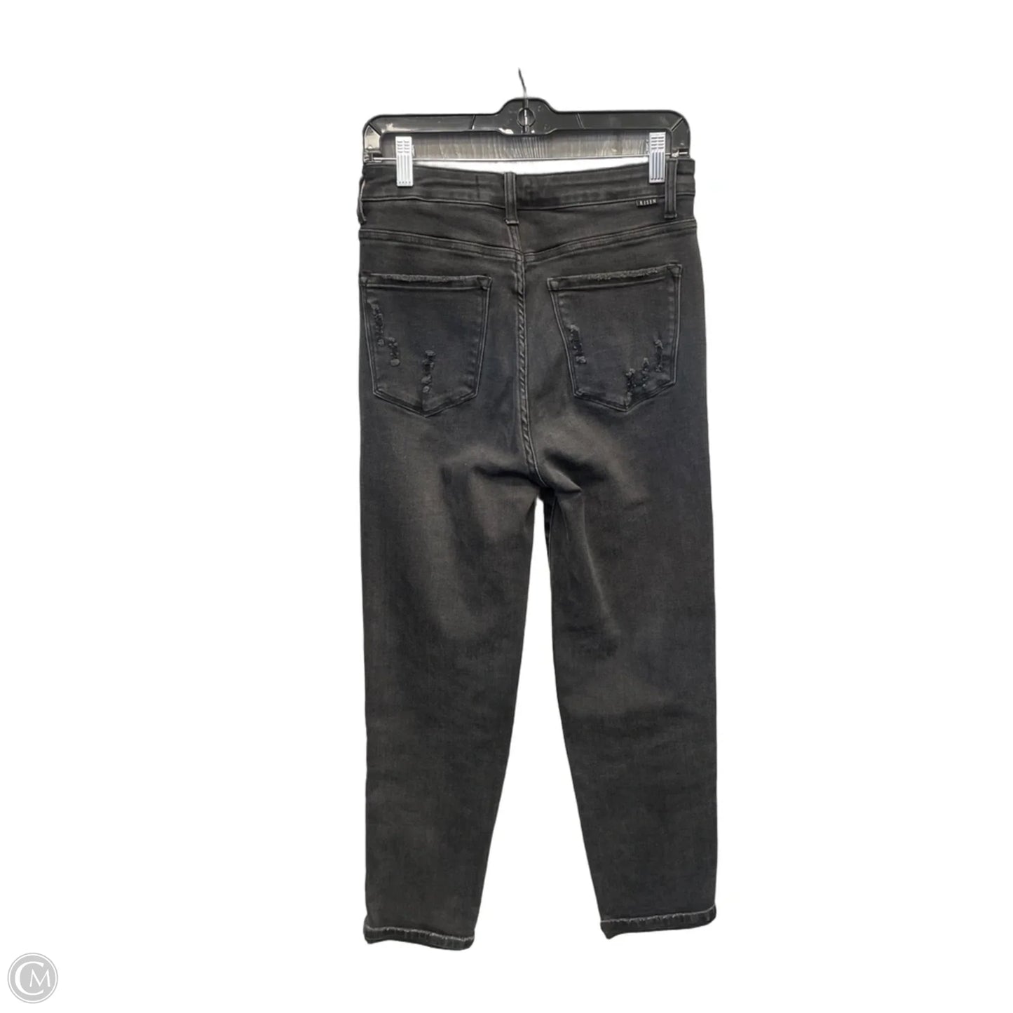 Jeans Straight By Risen In Black Denim, Size: 6