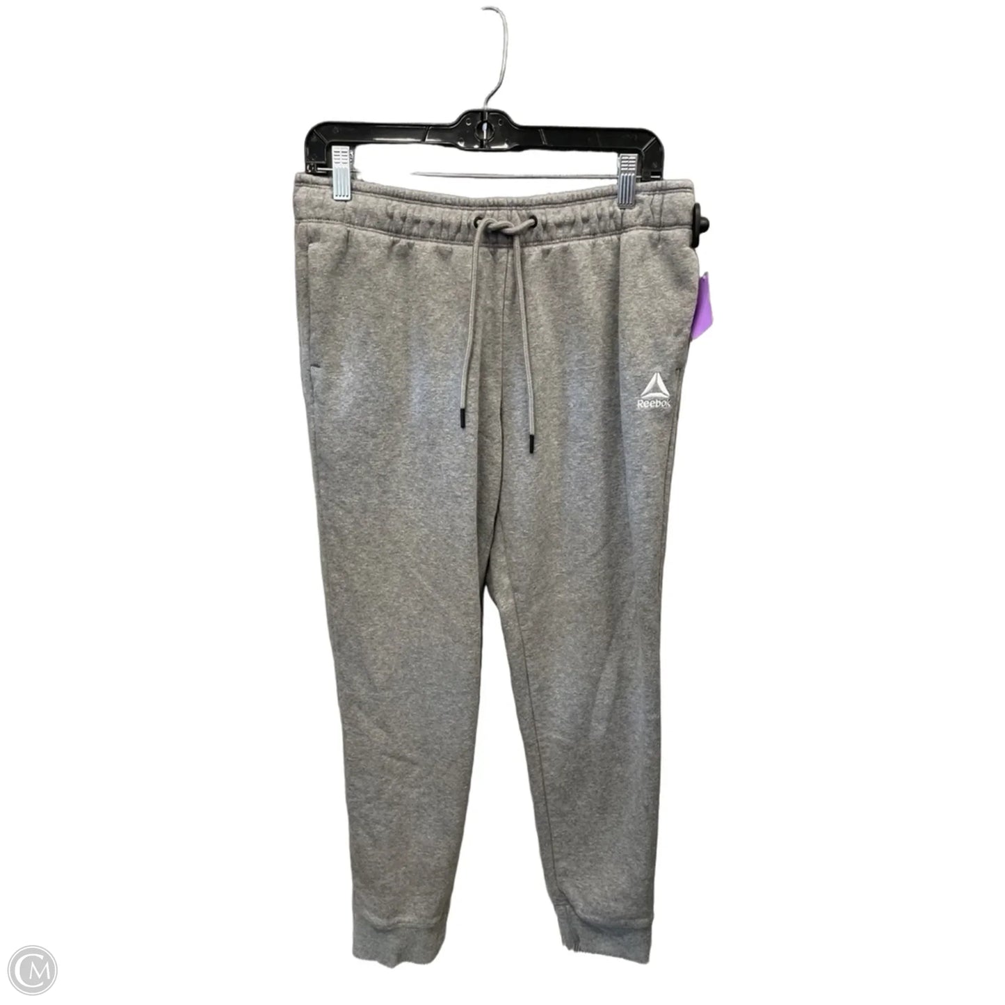 Athletic Pants By Reebok In Grey, Size: M