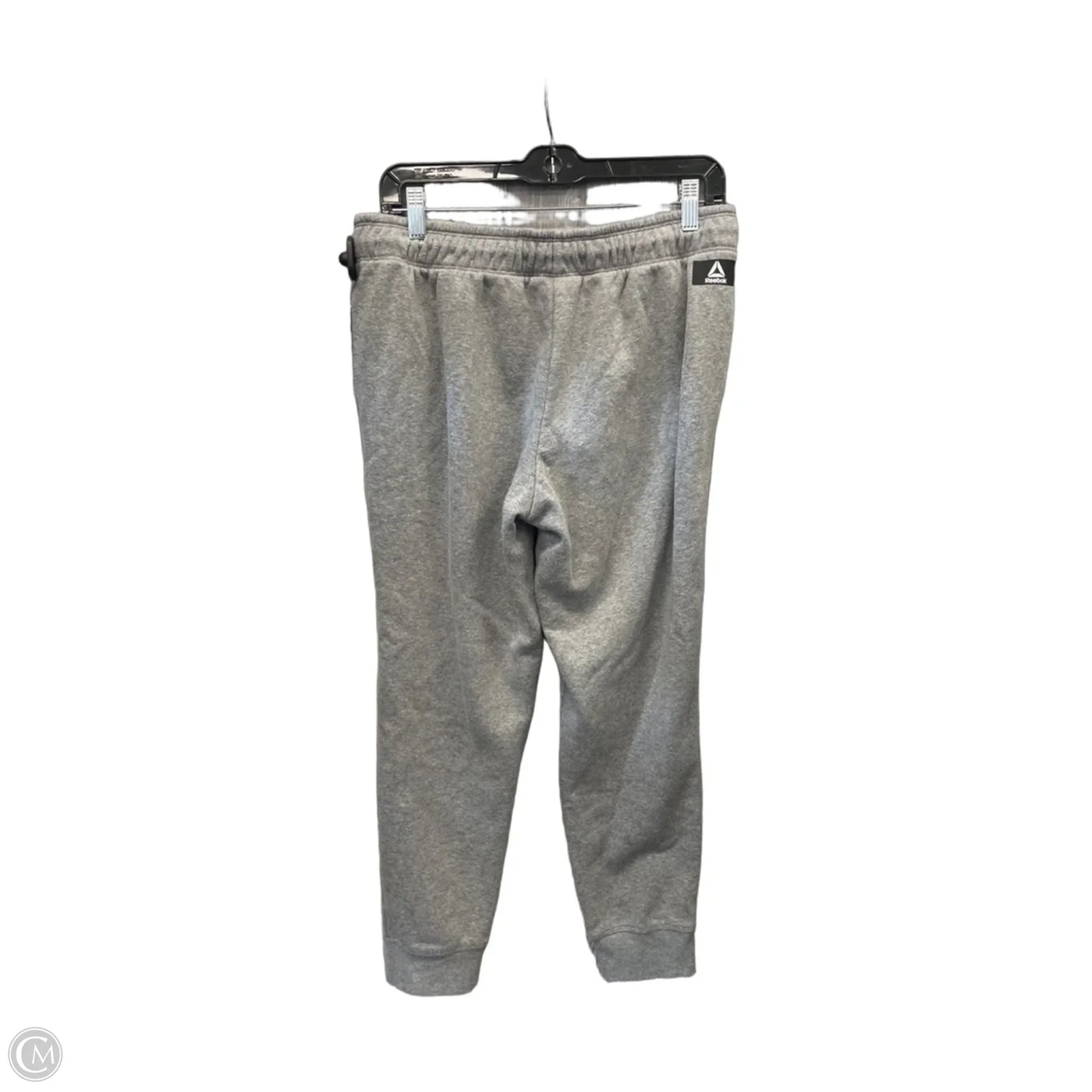 Athletic Pants By Reebok In Grey, Size: M