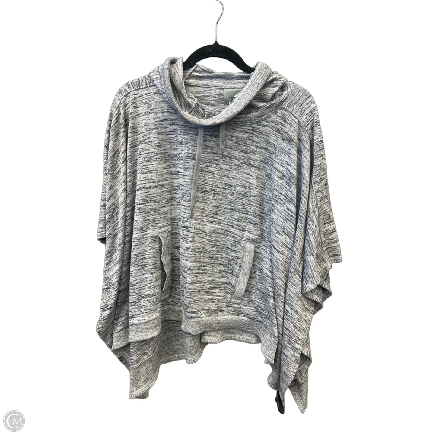 Athletic Sweatshirt Hoodie By Athleta In Grey, Size: S