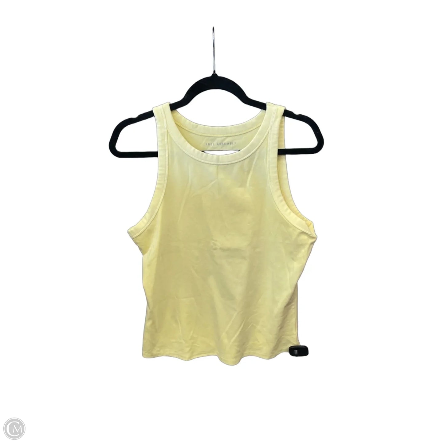 Top Sleeveless Basic By Free Assembly In Yellow, Size: L