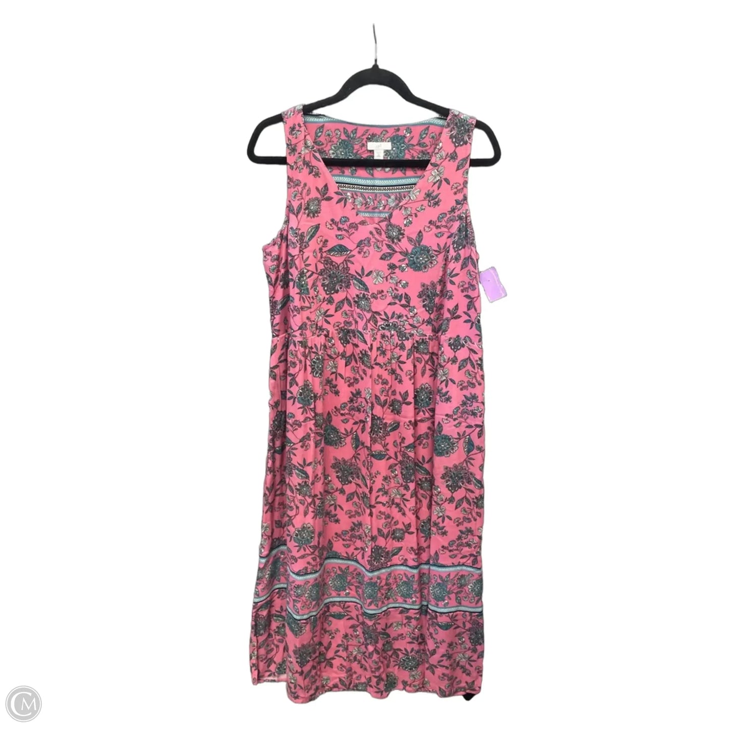 Dress Casual Maxi By J. Jill In Pink, Size: Mp