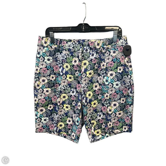 Shorts By Talbots In Floral Print, Size: 10p