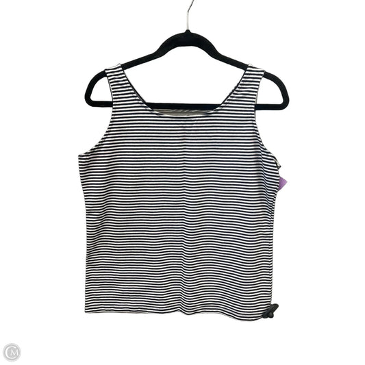 Top Sleeveless By Talbots In Striped Pattern, Size: Lp