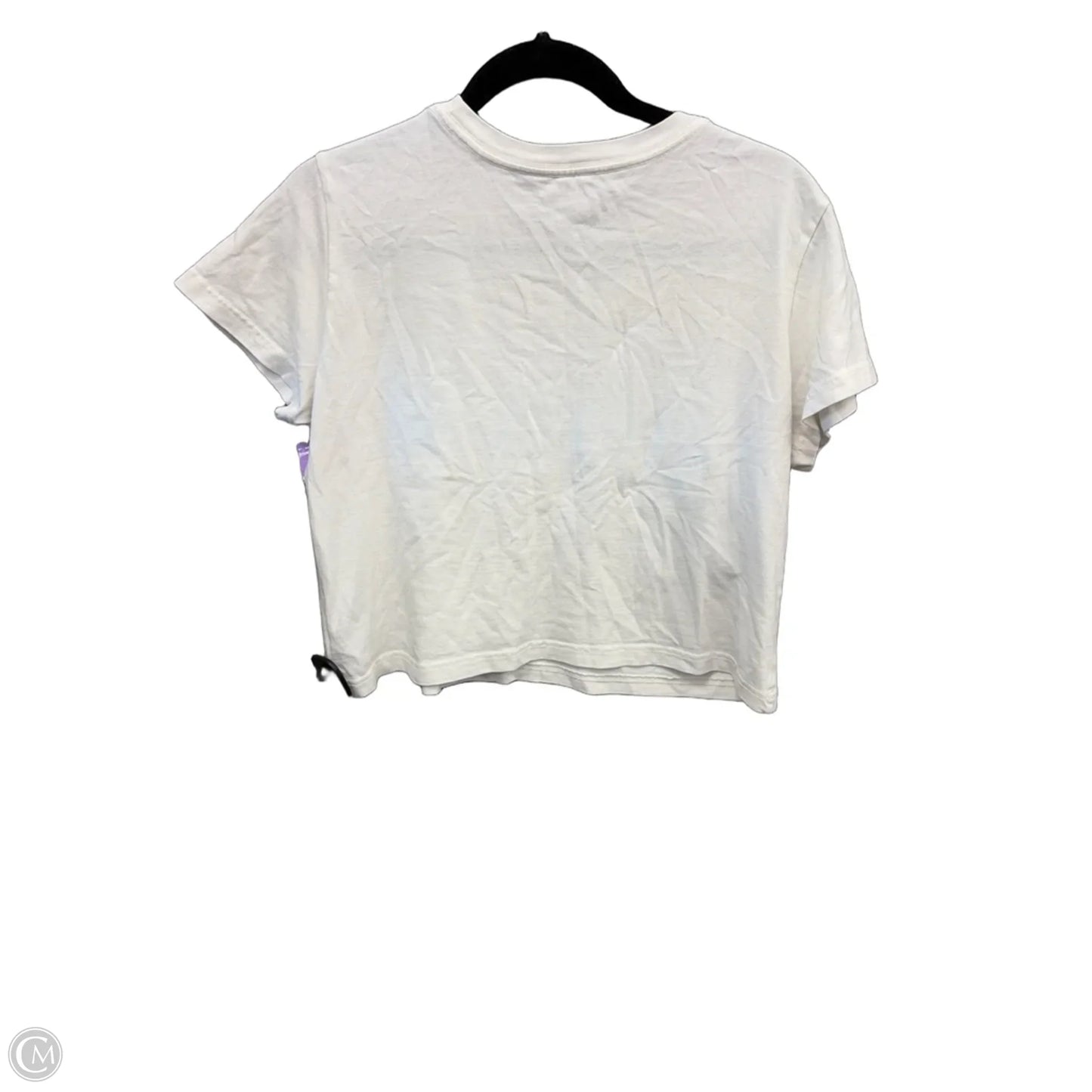 Top Short Sleeve Basic By Urban Daizy In White, Size: L