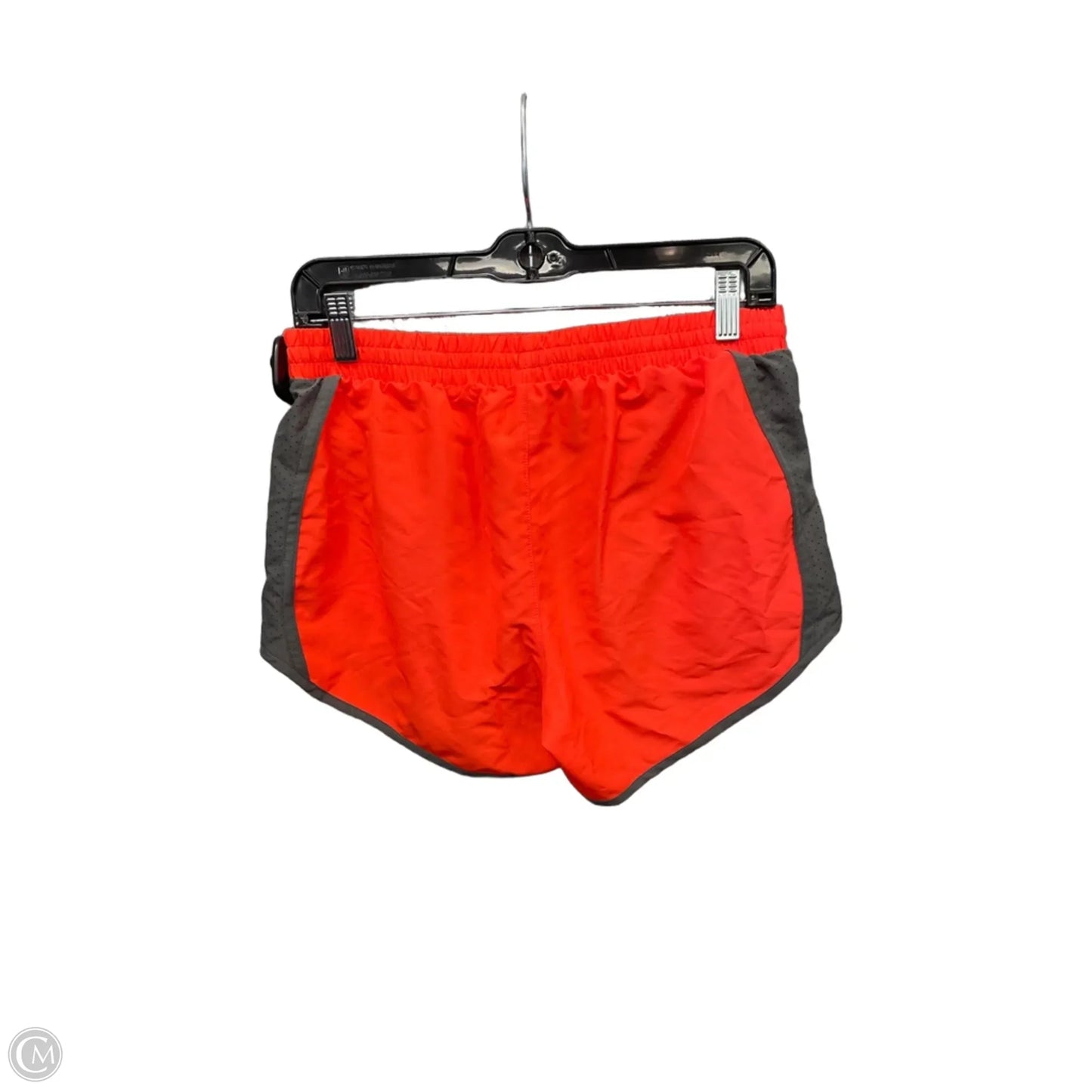 Athletic Shorts By Under Armour In Grey & Orange, Size: Sp