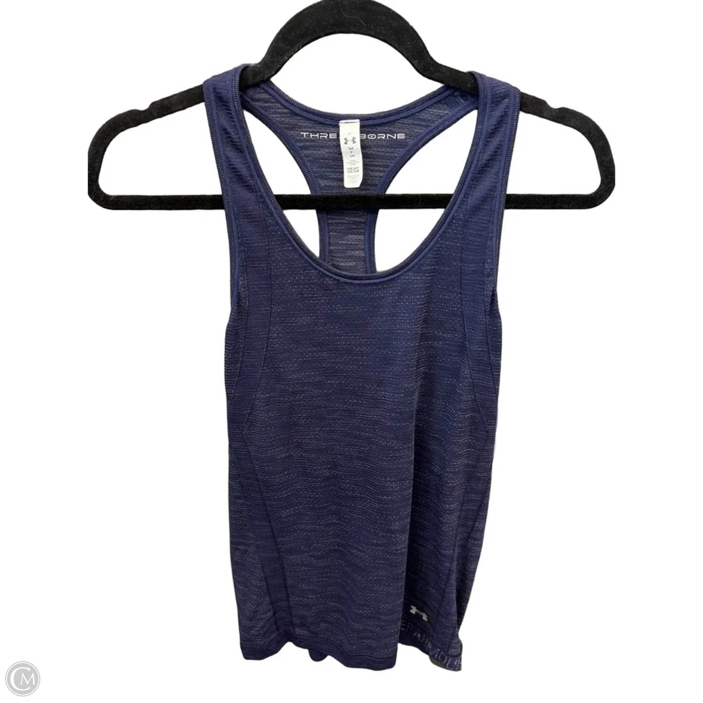 Athletic Tank Top By Under Armour In Navy, Size: S