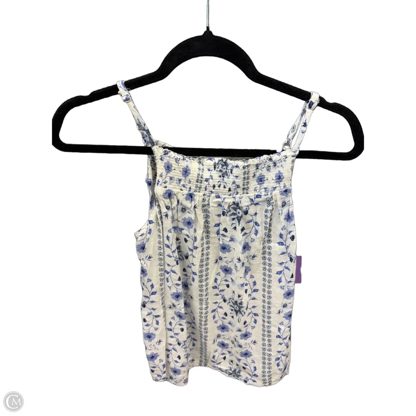 Top Sleeveless By Old Navy In Blue & White, Size: Xs