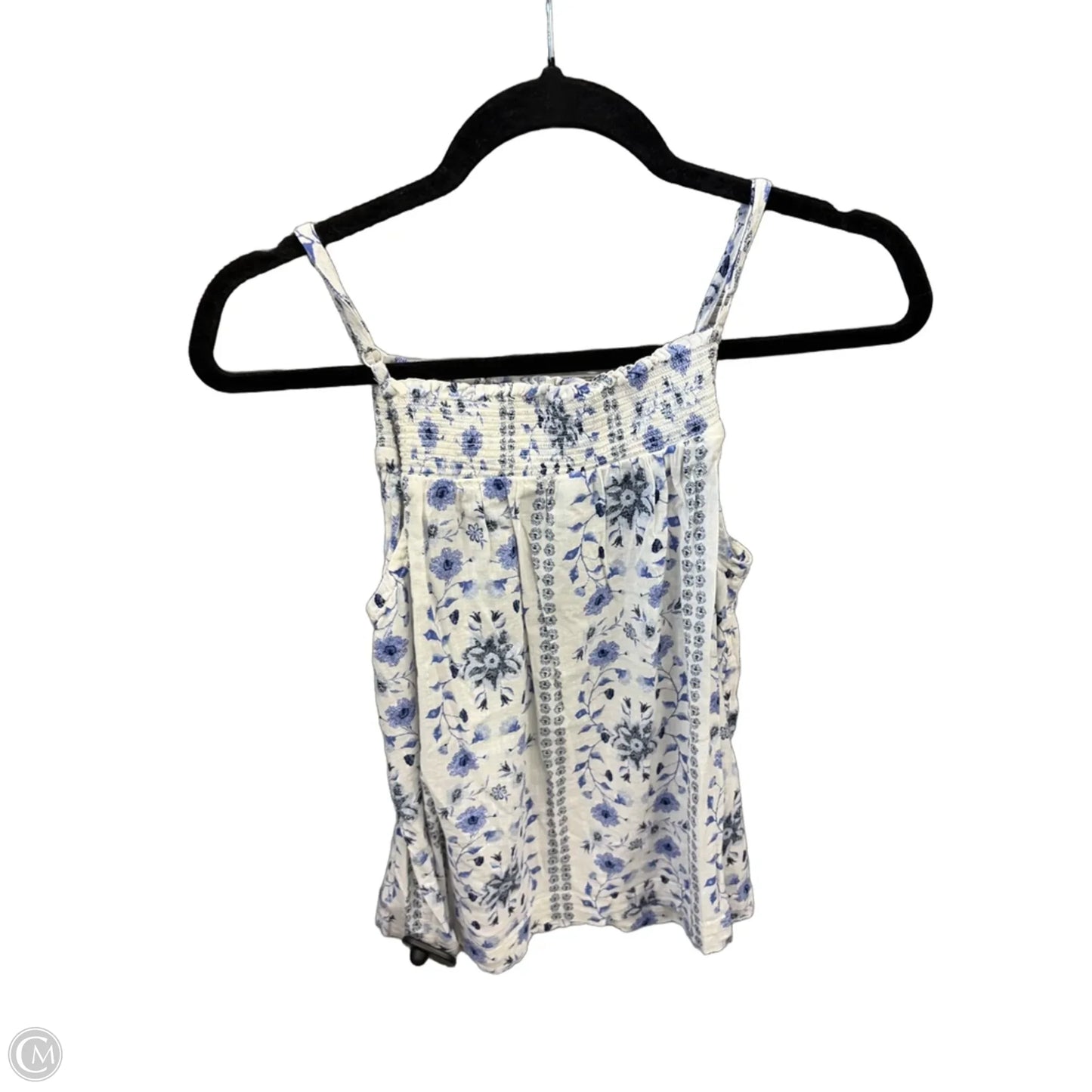 Top Sleeveless By Old Navy In Blue & White, Size: Xs