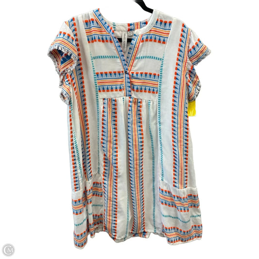 Dress Casual Short By Grace + Karma In White, Size: 1x